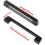 10 pezzi maniglie per mobili interasse 192 mm anta cucina nera 2