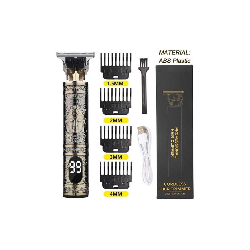 Tondeuse à cheveux 2023, rasoir rechargeable, tondeuse à barbe professionnelle pour hommes, avec écran LCD