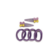 Set haaraccessoires, paars