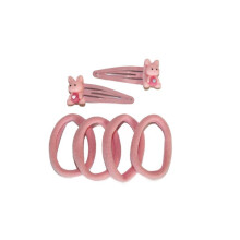 Set haaraccessoires, roze