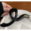Fermaglio per capelli con perla, 13x6 cm, nero 1
