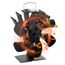 lopatkový ventilátor kachlí na drevo, krbový ventilátor