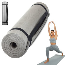 Yogamatte, 180 x 60 cm, grau
