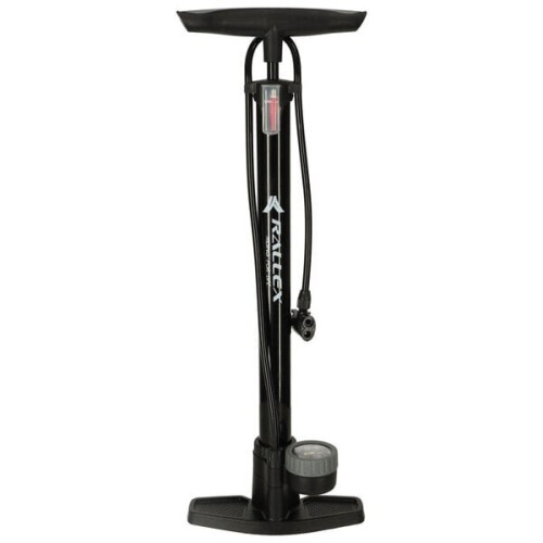 Fahrradpumpe mit Manometer Rivex, schwarz