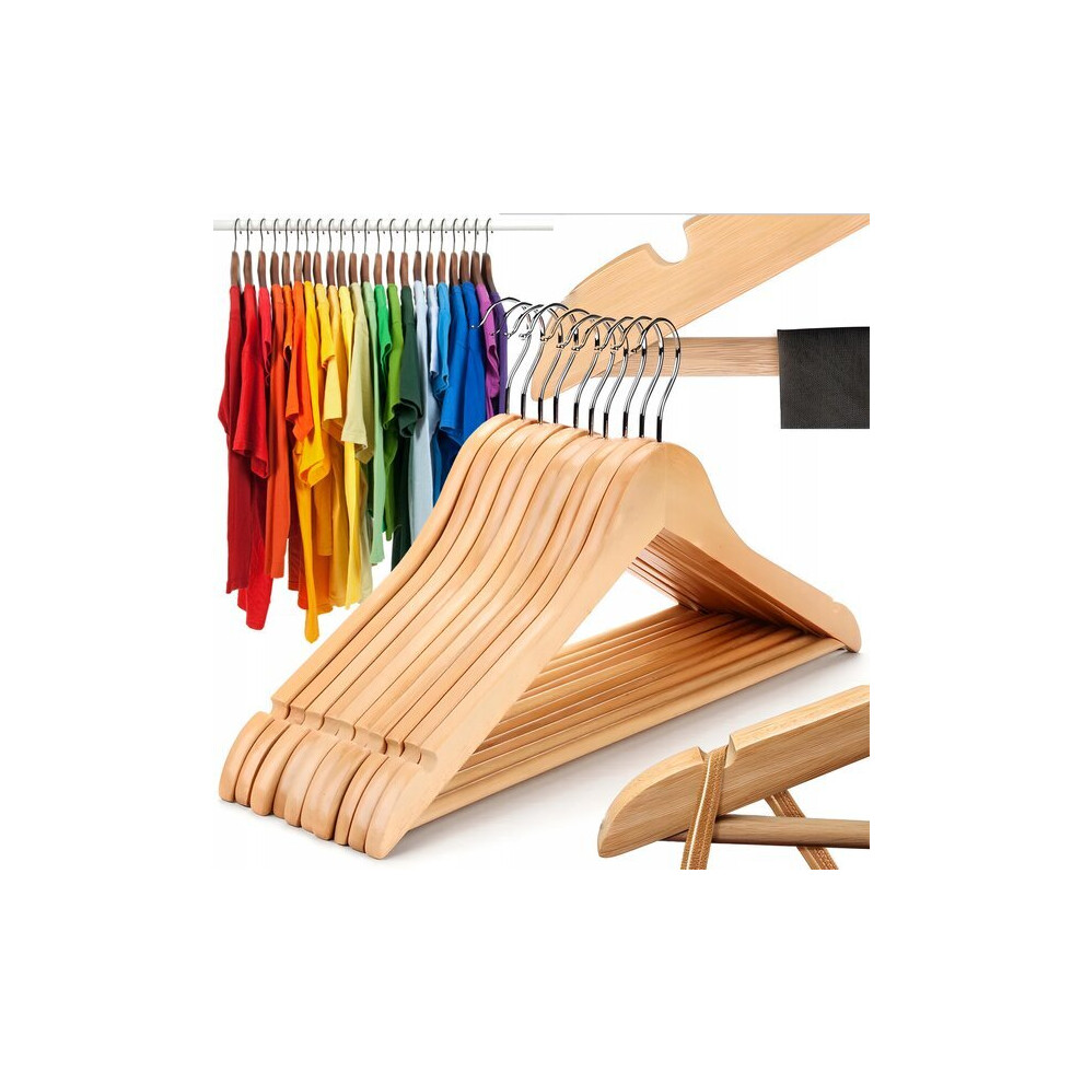 Cintres en bois, 10 pièces
