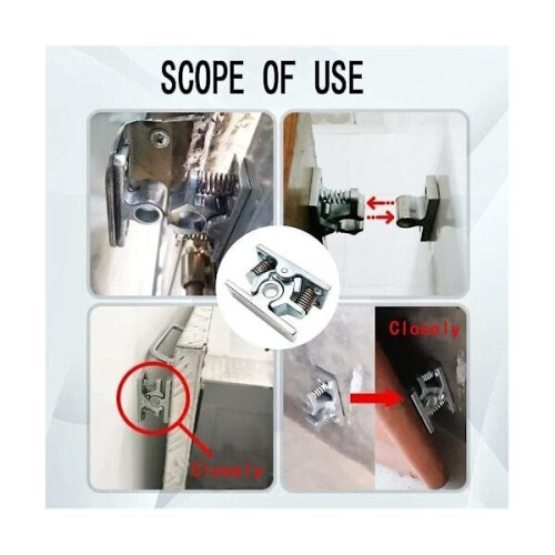 pc spring door lock stop latch, double roller latch (mp-4)