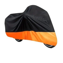 Motorhoes Deal, zwart/oranje, 1 st.
