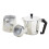 Kaffeetasse, 9 Tassen, 450 ml, Aluminium. 1