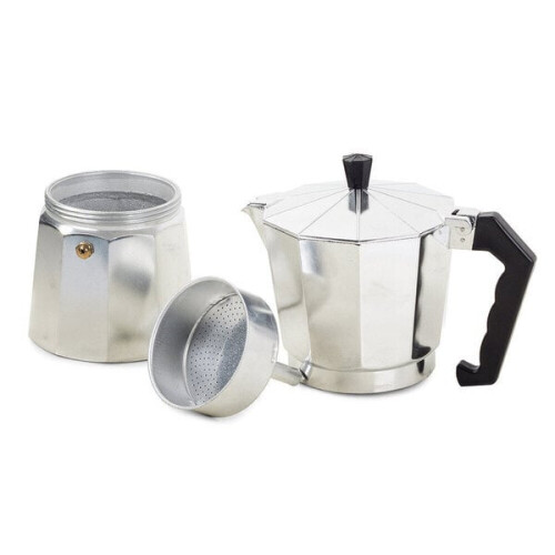 Kaffeetasse, 9 Tassen, 450 ml, Aluminium.