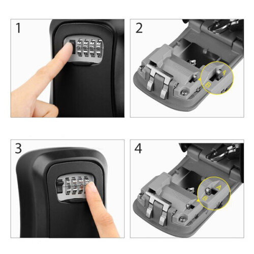 Schlüsselbox mit Sicherheitscode