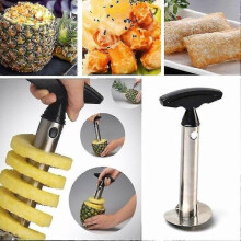 Edelstahl Ananas Rasierer Obst Gemüse Cutter Core Remover Klingen Kochen Gerät Ki