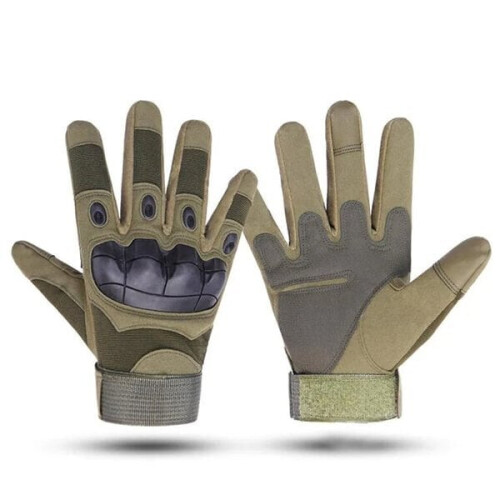 Luvas de proteção, táticas, militares, Omimar, verde, XL