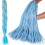 Synthetische haarvezel, blauw 2