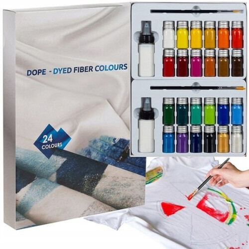 Tintas para desenhar em tecidos