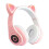 Fones de ouvido com orelhas de gato 1
