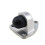 Zware vloergemonteerde deurstopper, 1 verpakking, 42 mm, satijnnikkel 2