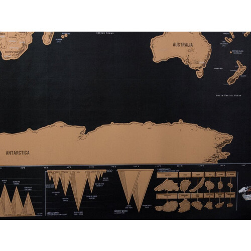 Cestovná mapa Scratch Card
