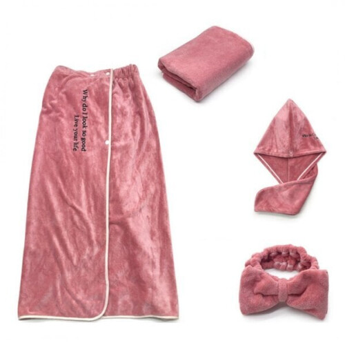 Ensemble de serviettes de spa, 4 pièces.