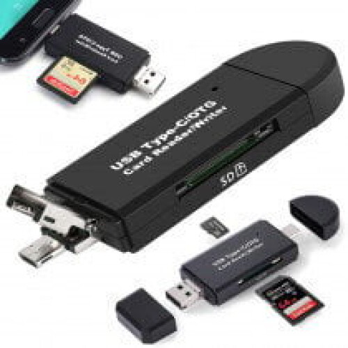SD-Kartenleser USB USB-C Micro USB 3 in1