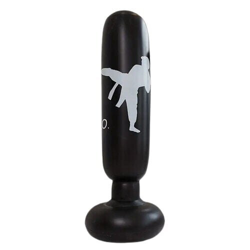 Deal inflatable punching bag, black