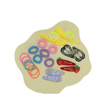Een set haaraccessoires voor meisjes, verschillende kleuren