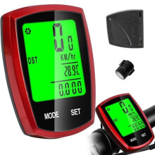 Fietssnelheidsmeter, rood