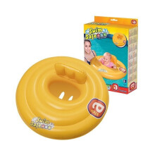 Roda inflável com assento para crianças pequenas Bestway Swim Safe, laranja