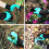 Ein Paar Gartenhandschuhe mit Krallen 2