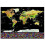 Frameless erasable world map with flags 82 x 59 cm 1