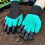 Gartenhandschuhe, blau 2