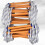 Strickleiter, 5 m, orange 1