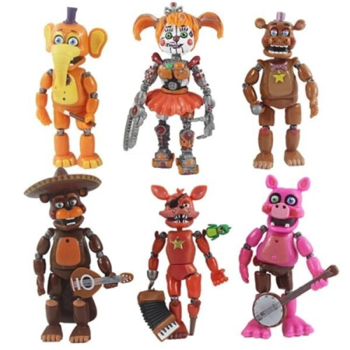 ST/Set Five Nights at Freddy's Actionfiguren Leksaker FNAF