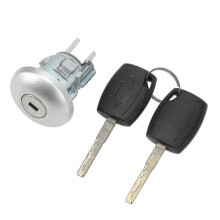Kit de substituição para fechadura de porta dianteira de carro com 2 chaves 1781417 Ford Transit Mk8