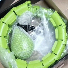 Smarter Trainingsreifen mit abnehmbaren Knoten für eine schlanke Taille, Grün, 24 Segmente