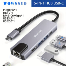 Typ C USB 3.0 HDMI-Kartenleser für MacBook, 5-in-1 (HDTV)