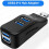 4-Port-HUB-Adapter 5 Gbit/s Hochgeschwindigkeits-Datensplitter, 1 USB 3.0 3 USB 2.0 1