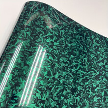 Adesivo de vinil de fibra de carbono dúctil de alta qualidade, verde