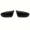 2 capas de espelho lateral BMW X5 E70 X6 E71 2008-2013, preto claro 2