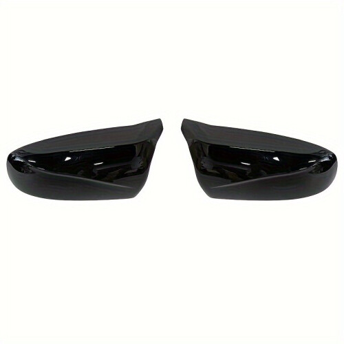 2 capas de espelho lateral BMW X5 E70 X6 E71 2008-2013, preto claro