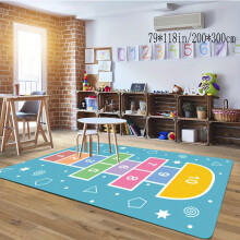 Kristall-Velours-Teppich für Schlafzimmer und Wohnzimmer, 79 * 118 Zoll / 200 * 300 cm