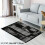 Tapete de veludo cristal de luxo para quarto infantil, 31,5 * 47,24 polegadas / 80 * 120 cm 1