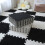 Margo Rasta Carpet - 24 Piece Indoor Washable Rectangular Set Rug, Black 12+White 12 2