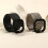 2 pcs. Round Buckle Braided Boho Women's Belt, Black Pattern and Black and Black Pattern 1