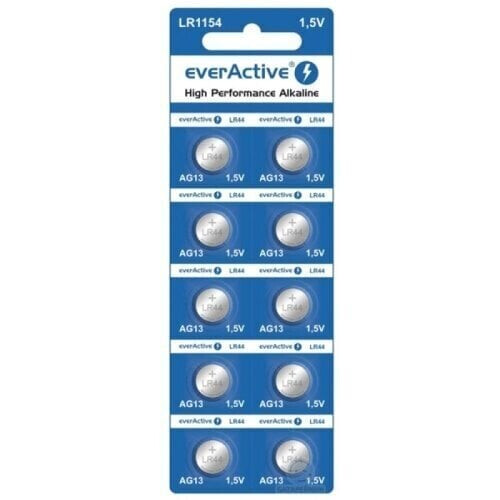 Batterien everActive LR1154, LR44, AG13, 10 Stk.