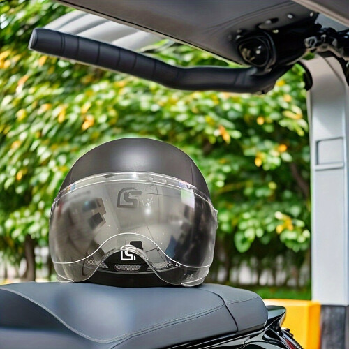 Casque de vélo léger avec bec réglable, noir-W