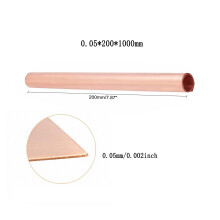 Univerzálne ultratenké 99% čisté medené plechy., 0,05 * 200 * 1000 mm (1ks)