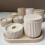 Conjunto de 4 moldes para velas com bandeja. 1