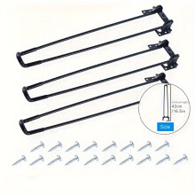 Okrúhly stôl z epoxidovej živice s nohami. 3 ks/sada 42 cm noha