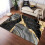 Tapete de mármore preto e dourado de luxo, 100 * 150 cm / 39,37 * 59 polegadas 2