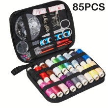 Kit de couture de voyage de 85 pièces avec étui